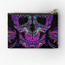 Aphex Twin Trippy Pattern Crystal Castles Zipper Pouch