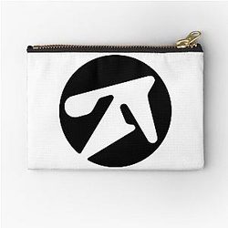 Aphex Twin Alternative Style Logo Black Zipper Pouch