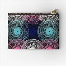 Psychedelic Aphex Twin Music General Aeon Flux Zipper Pouch