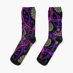 Trippy Aphex Twin Crystal Castles Socks