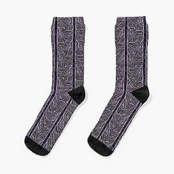Aphex Twin trippy pattern crystal castles Socks
