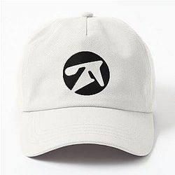 Aphex Twin Alternative Style Logo in Black Dad Hat