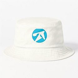 Aphex Twin Alternative Style in Blue Bucket Hat