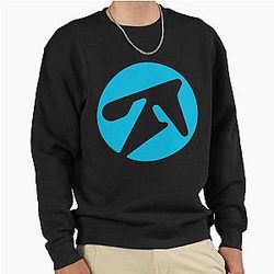 Aphex Twin alternative style logo in blue Pullover Sweatshirt