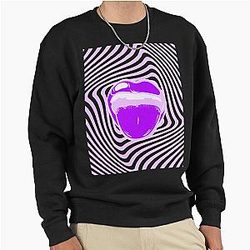 Hypnotic Aphex Twin Trippy Crystal Castles Pullover Sweatshirt