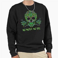 Psychdelic Skull Aphex Twin trippy Crystal Castles Pullover Sweatshirt