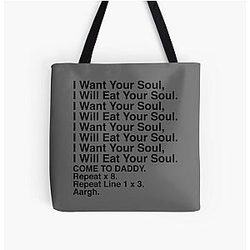 Aphex Twin Come to Daddy Long Over Print Tote Bag