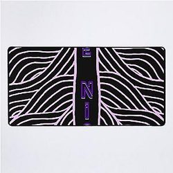 Aphex Twin Trippy Pattern Crystal Castles Desk Mat