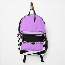Hypnotic Aphex Twin pattern crystal castles backpack
