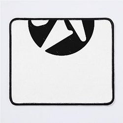 Aphex Twin Alternative Style Logo in Black Mouse Pad