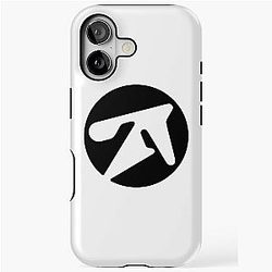 Aphex Twin logo in Black iPhone Tough Case
