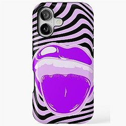 Hypnotic Aphex twin trippy crystal castles iPhone Tough Case