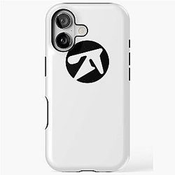 Aphex Twin alternative style logo in black iPhone Tough Case