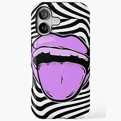 Hypnotic Aphex twin trippy pattern crystal castles iPhone Tough Case