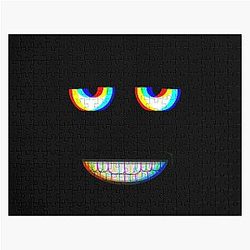 Aphex Twin parody trippy face Jigsaw Puzzle