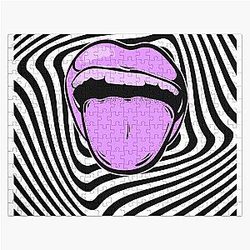Hypnotic Aphex Twin Trippy Crystal Castles Jigsaw Puzzle