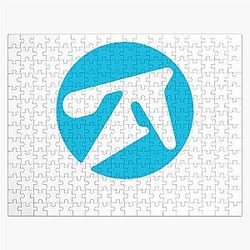 Aphex Twin Style In Blue Jigsaw Puzzle
