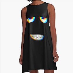 Aphex Twin Parody A-Line Dress