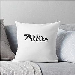 Aphex Twin Human Evolution Throw Pillow