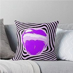 Hypnotic Aphex twin trippy crystal castles Throw Pillow