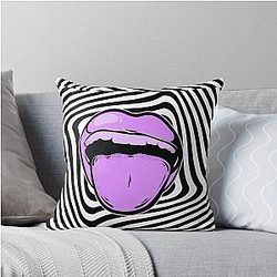 Hypnotic Aphex twin trippy crystal castles Throw Pillow