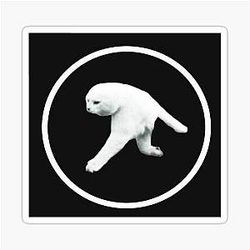 Aphex Twin Cat two-legged cat meme parody Sticker