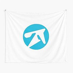 Aphex Twin Alternative Style Logo in Blue Tapestry