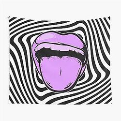 Hypnotic Aphex twin trippyeceği pattern crystal castles Tapestry