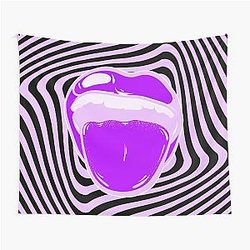 Hypnotic Aphex twin trippy pattern Crystal Castles Tapestry