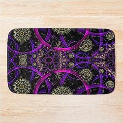 Aphex twin pattern crystal castles Bath Mat
