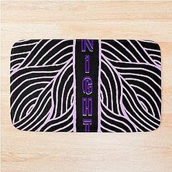 Aphex Twin Trippy Pattern Crystal Castles Bath Mat