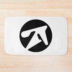 Aphex Twin Alternative Style Logo in Black Bath Mat