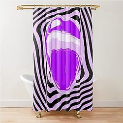 Aphex Twin crystal castles shower curtain