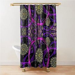 Aphex twin pattern crystal castles Shower Curtain