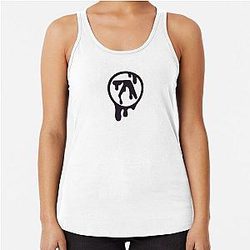 Melting Aphex Twin Racerback Tank Top