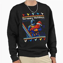 Arc Raiders Rooster scrappy holiday Christmas - Arc Raiders Pullover Sweatshirt