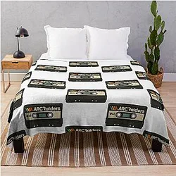 Arc Raiders Cassette Throw Blanket