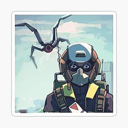 Fanart Inspired by ARC Raiders Sticker