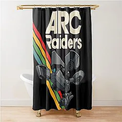 ARC Raiders Custom Hornet Logo Shower Curtain