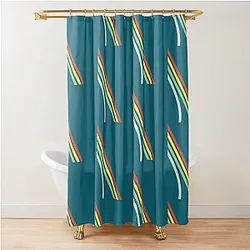 Arc Raiders Rainbow Shower Curtain