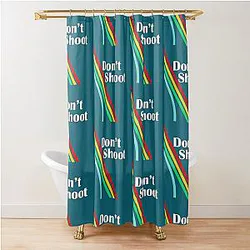Don't Shoot Gaming Arc Raiders Video Game Shower Curtain