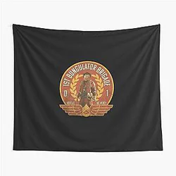Vintage Burnt Peanut Alliance ARC Raiders Tapestry