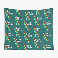 Don't Shoot Gaming Arc Raiders Arcade Video Game Tapestry