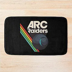 ARC Raiders Custom Fireball Logo Bath Mat