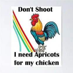 Don't Shoot I Need Apricots For My Chicken Arc Raiders Poster