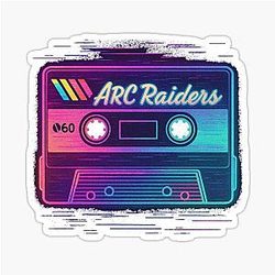 Arc Raids Cassette Sticker