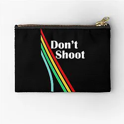 Don't Shoot Arcade Raiders Video Game Zipper Pouch