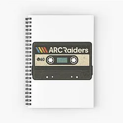 ARC Raiders Cassette Spiral Notebook