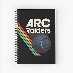 ARC Raiders Custom Fireball Logo Spiral Notebook
