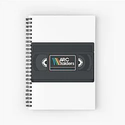 Arc Raiders VHS Tape Notebook